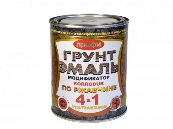 Грунт+Эмаль "Профи" черный 0,9кг (УК) Грунт+Эмаль "Профи" черный 0,9кг (УК)