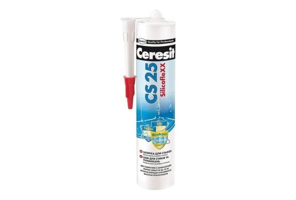 Затирка "Церезит" CS 25 силиконовая жасмин 0,28л