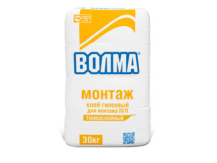 Клей "Волма-монтаж" Мороз.гипсовый 30кг